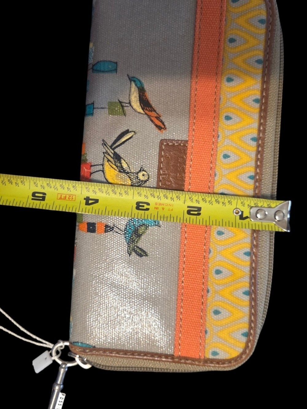 NWOT Fossil Key-Per Birdcage Crossbody Bag Purse Matching City Birds Wallet - Picture 13 of 13